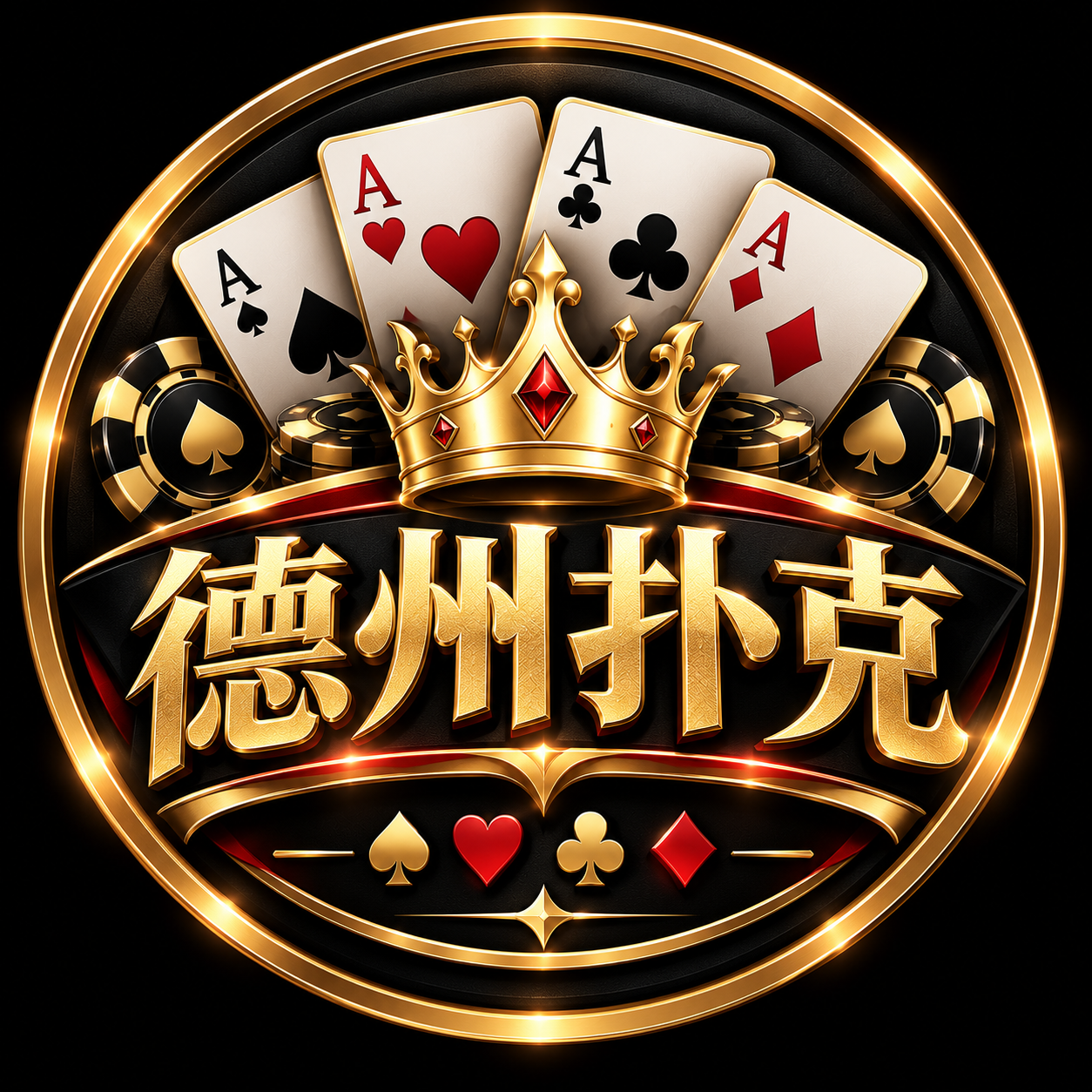 德州扑克 Logo